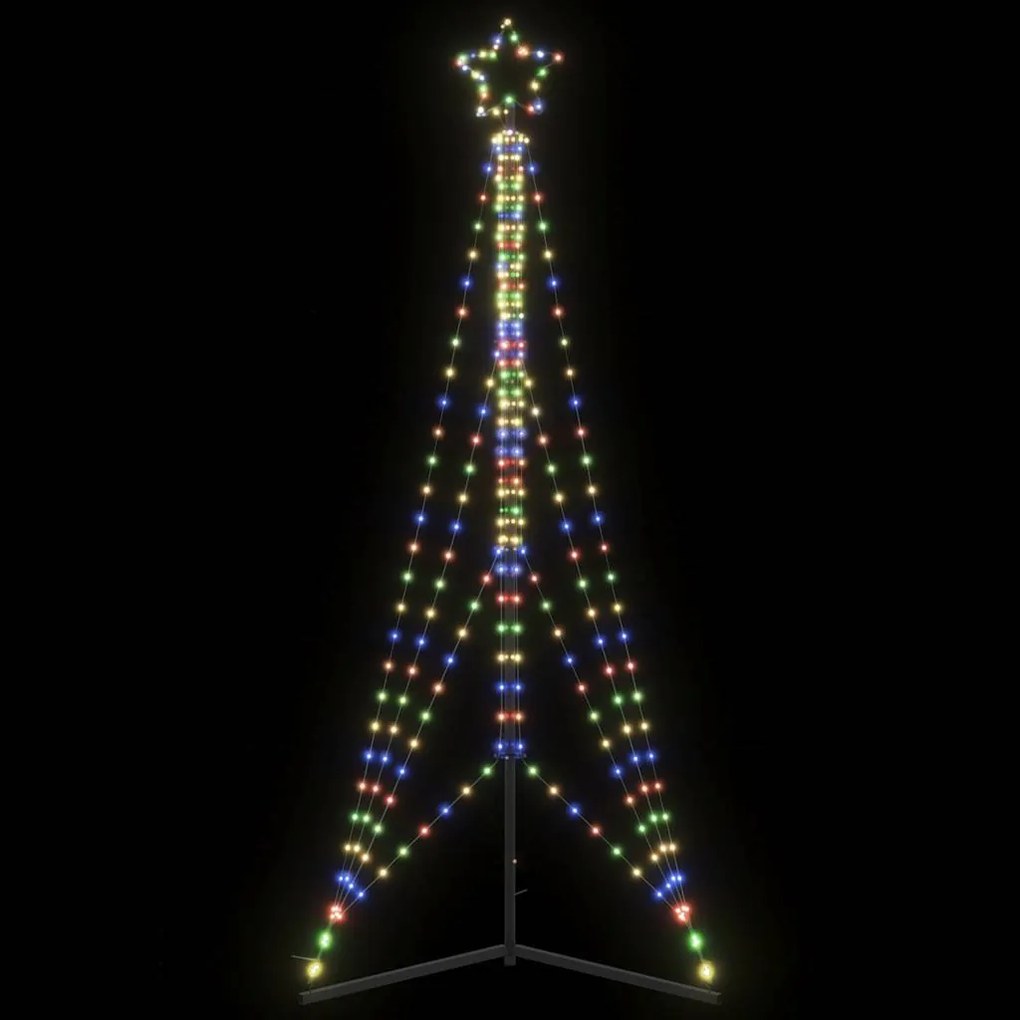 Albero Di Natale A Led 483 Led Colorato 240 Cm /