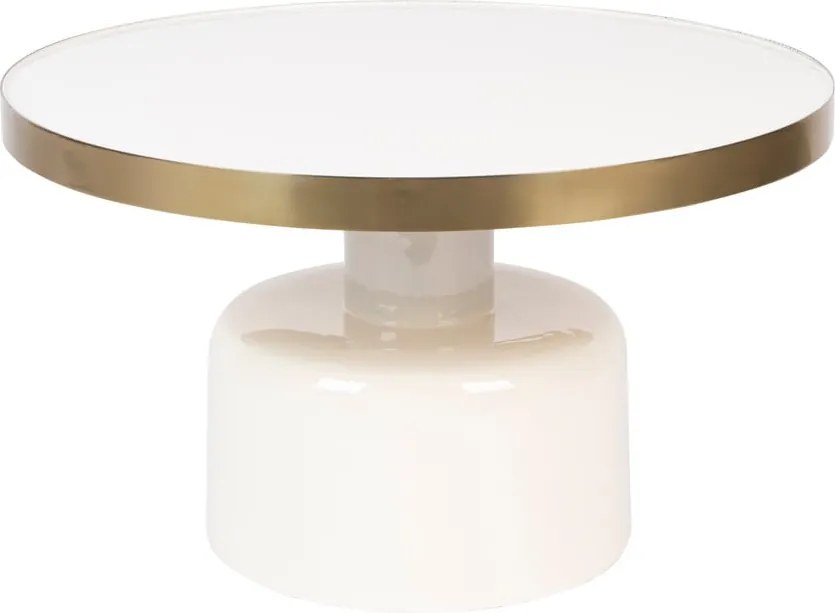 Tavolino rotondo in metallo ø 60 cm Glam – Zuiver