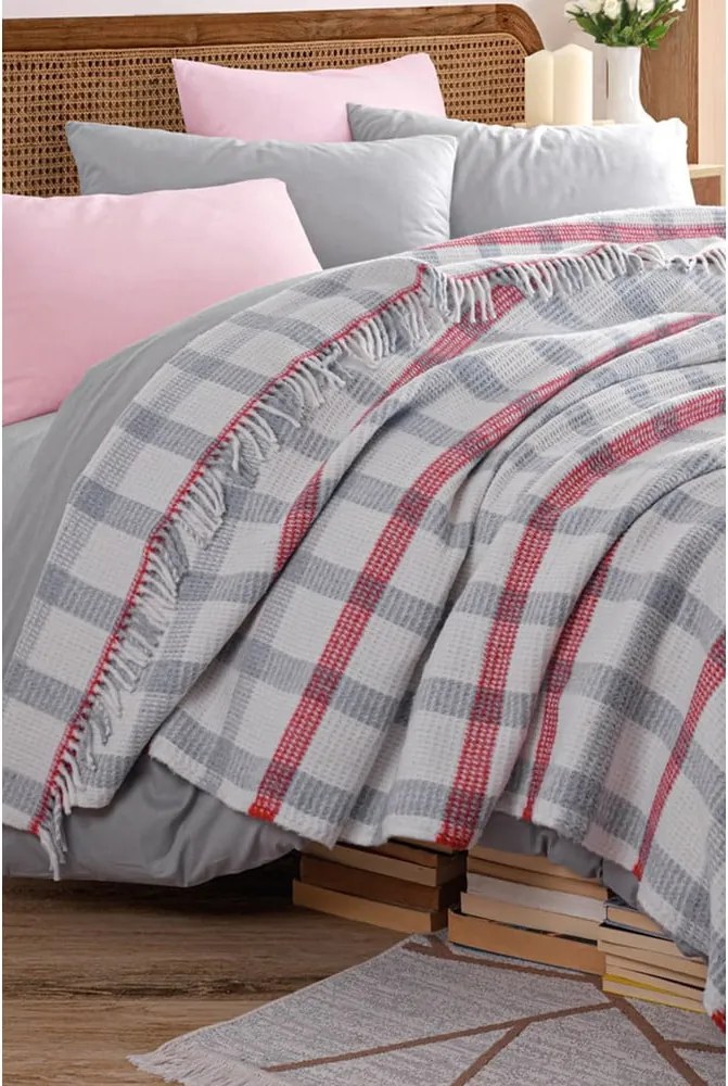 Copriletto grigio 180x220 cm Warm Soft – Mijolnir