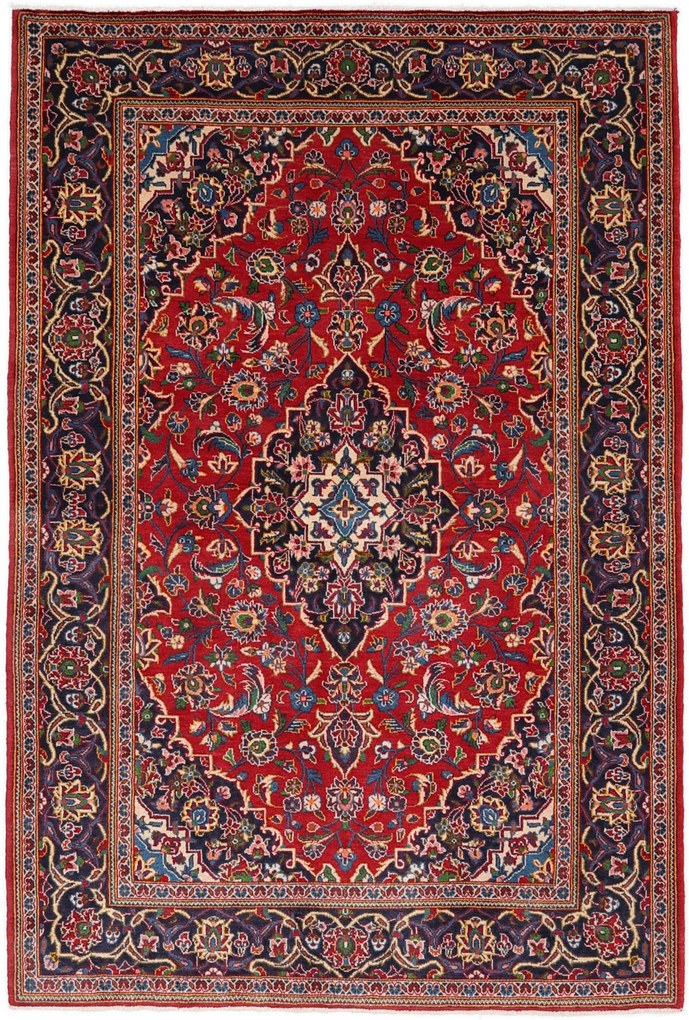 Kashan Tappeto persiano 210 x 140 (Iran) Annodato A Mano