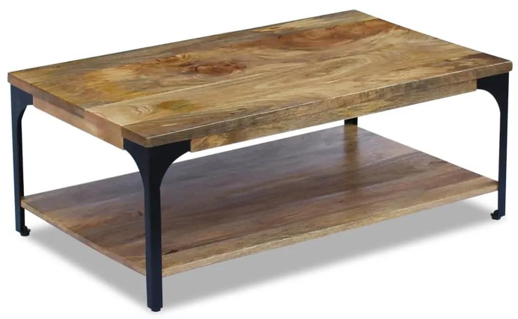 Tavolino da caffè in legno di mango 100x60x38 cm