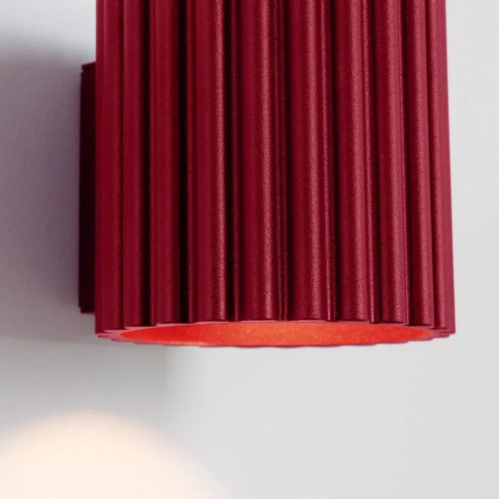 Lampada da parete burgundy ø 10 cm Zora – Sollux