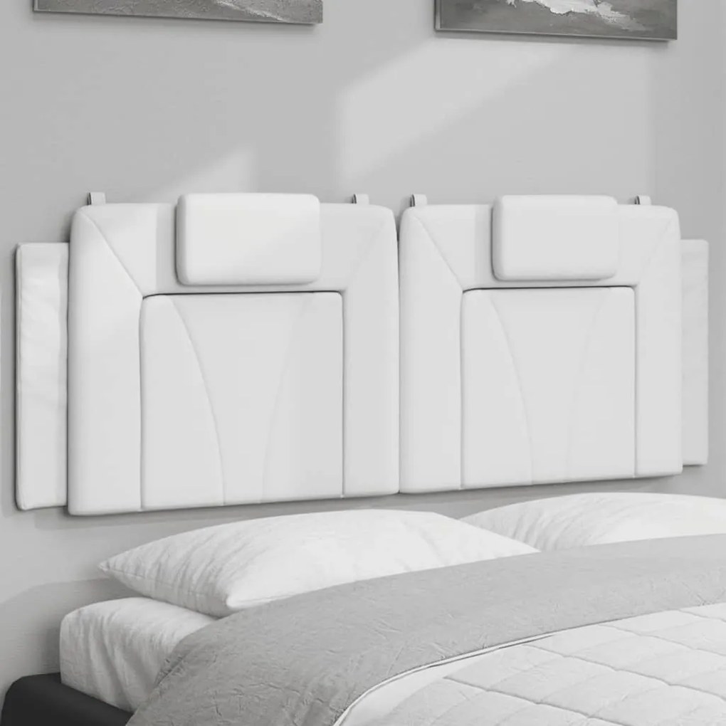 Cuscino Testiera Bianco 120 Cm İn Similpelle /