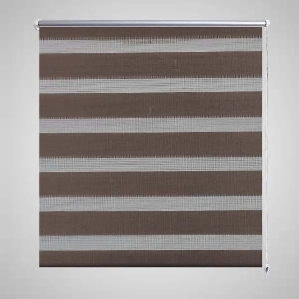 Tenda A Rullo Oscurante Zebra 60x120cm Caffé /
