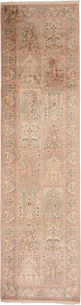 Tappeto orientale 370x100 (Indian) Annodato A Mano