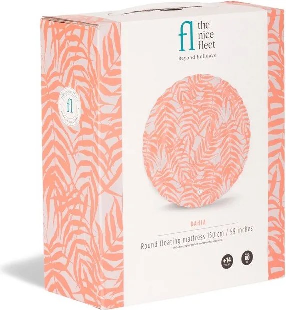 Materasso da spiaggia gonfiabile arancione Bahia - The Nice Fleet