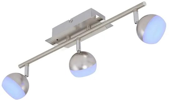 Briloner 2040-032 - Luce Spot a LED RGB dimmerabile 3xLED/3,3W/230V + Tc