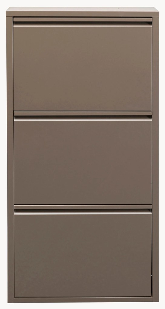 Scarpiera da parete con scomparti a ribalta Caruso