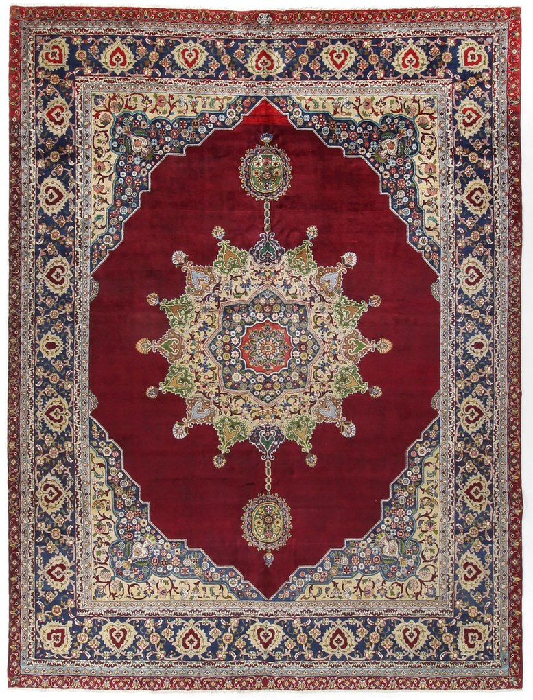 Tabriz Tappeto persiano 440x330 (Iran) Annodato A Mano