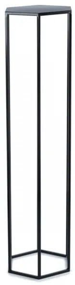 Portafiori 100x24 cm nero