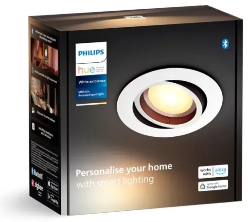 Philips - Lampada da incasso LED dimmerabile Hue MILLISKIN 1xGU10/4,2W/230V