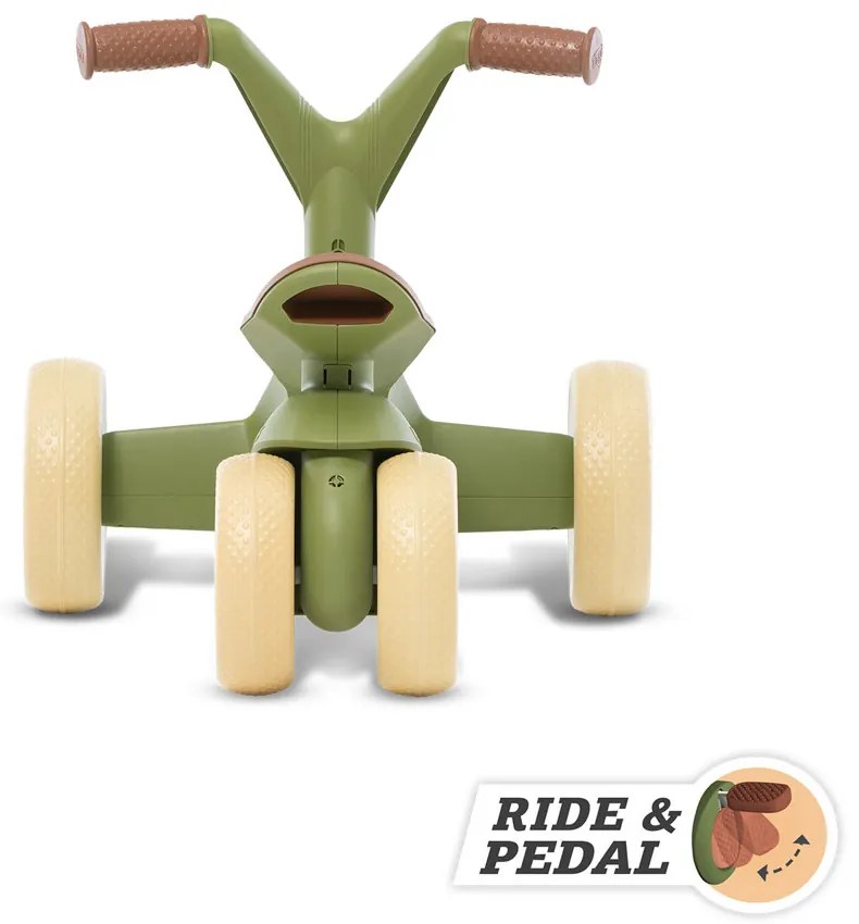 BERG GO - Guida e pedala 2in1 - verde retro