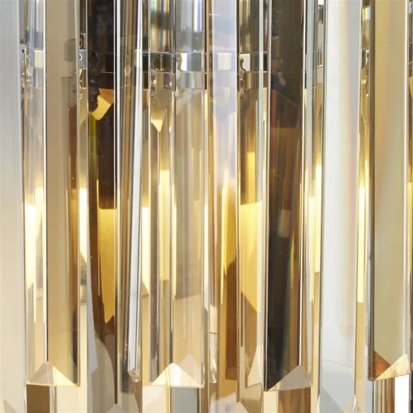 Searchlight 9832-2CC -Applique di cristallo CLARISSA 2xE14/40W/230V