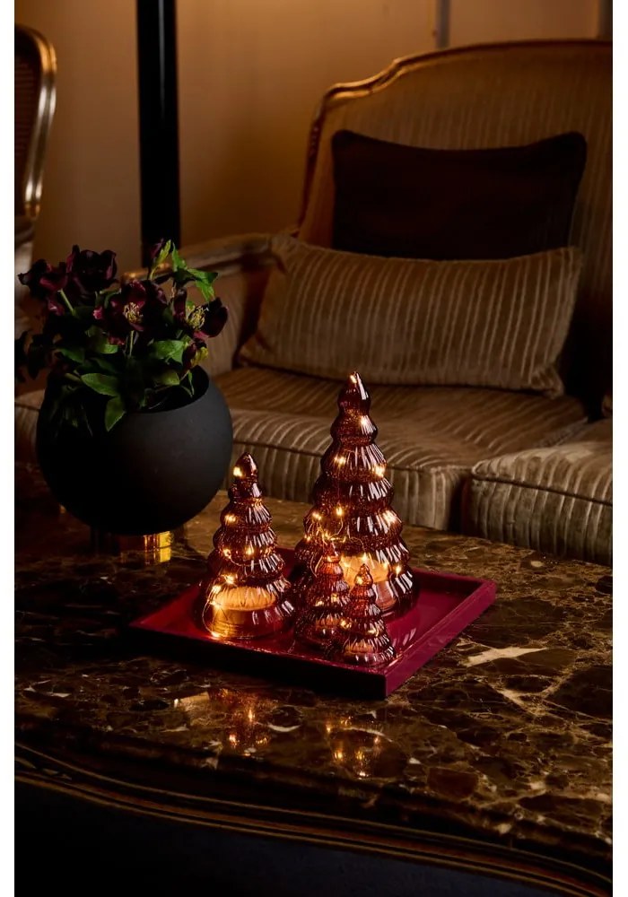 Decorazione leggera bordeaux ø 13 cm Lucy - Sirius