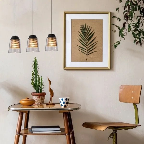 Lampadario su filo FRESNO 3xE27/60W/230V