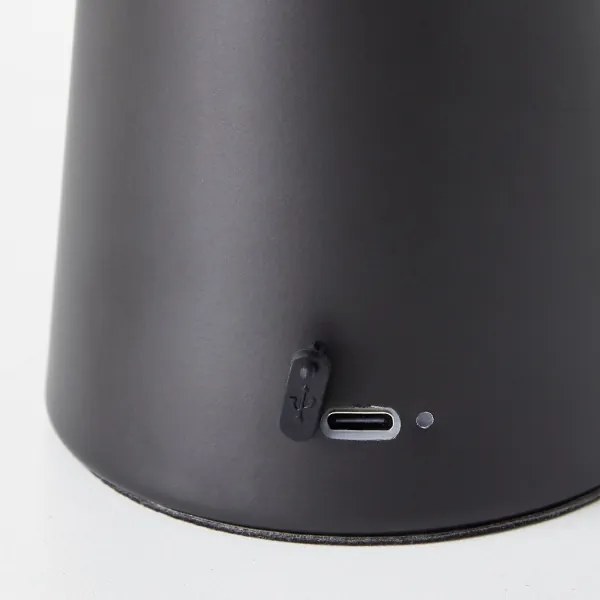 Brilliant - Lampada da tavolo touch dimmerabile MUFFIN LED/3W/5V USB IP44 nera