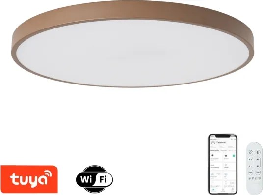 Brilagi-LED Lampada dimmerabile POOL SMART LED/100W/230V 80 cm Wi-Fi Tuya+telecomando marrone