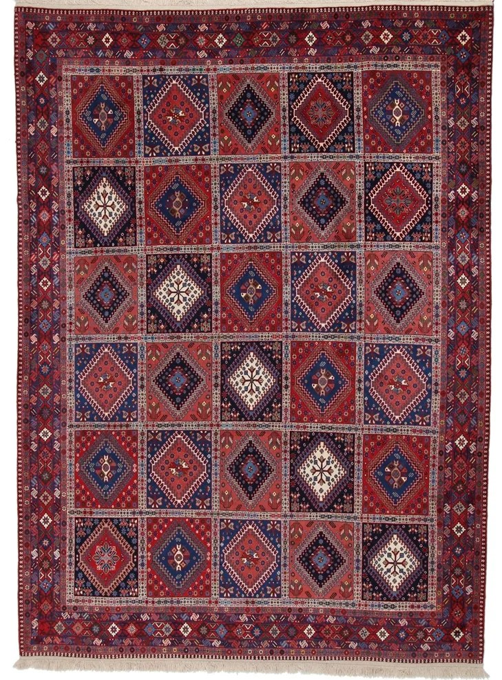 Yalameh Tappeto persiano 250 x 350 Blu (Iran) Annodato A Mano