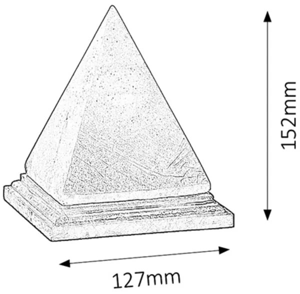 Rabalux 4096 - Lampada di sale VESUVIUS 1xE14/15W/230V