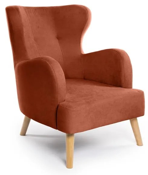 Poltrona in colore mattone Noemye - Bonami Essentials