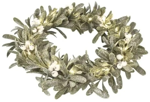 Ghirlanda natalizia con 25 LED, 3xAA, Ø 35 cm