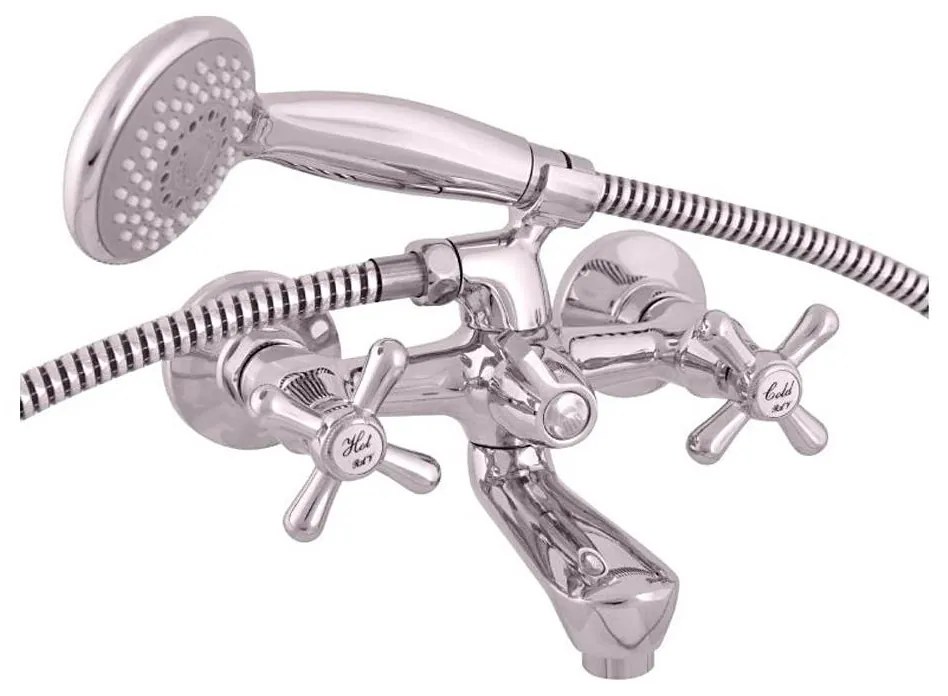 RAV Slezák MK154.5/1 - Set per vasca con miscelatore MORAVA, cromo lucido