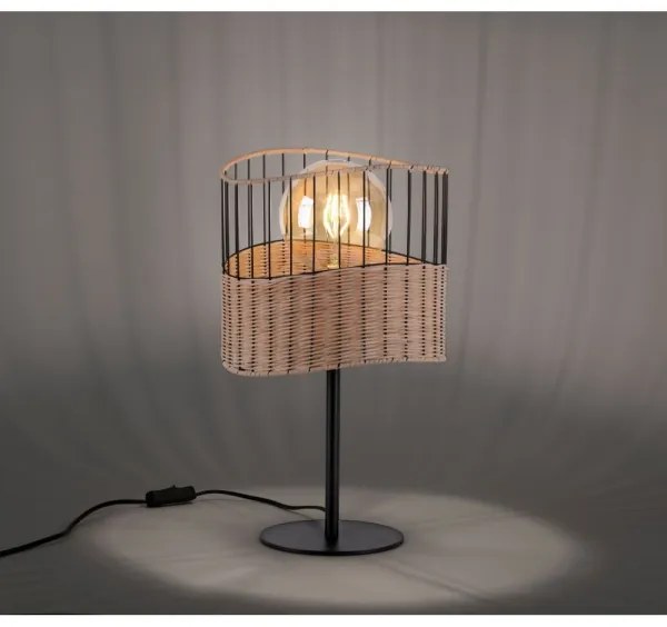 Leuchten Direkt 11150-79 - Lampada da tavolo REED 1xE27/60W/230V