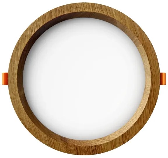 APLED - Lampada LED RONDO WOODLINE LED/12W/230V 3000K diametro 20 cm quercia legno solido