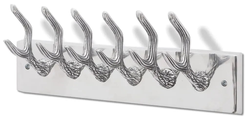 Attaccapanni Appendiabiti İn Alluminio Colore Argento /