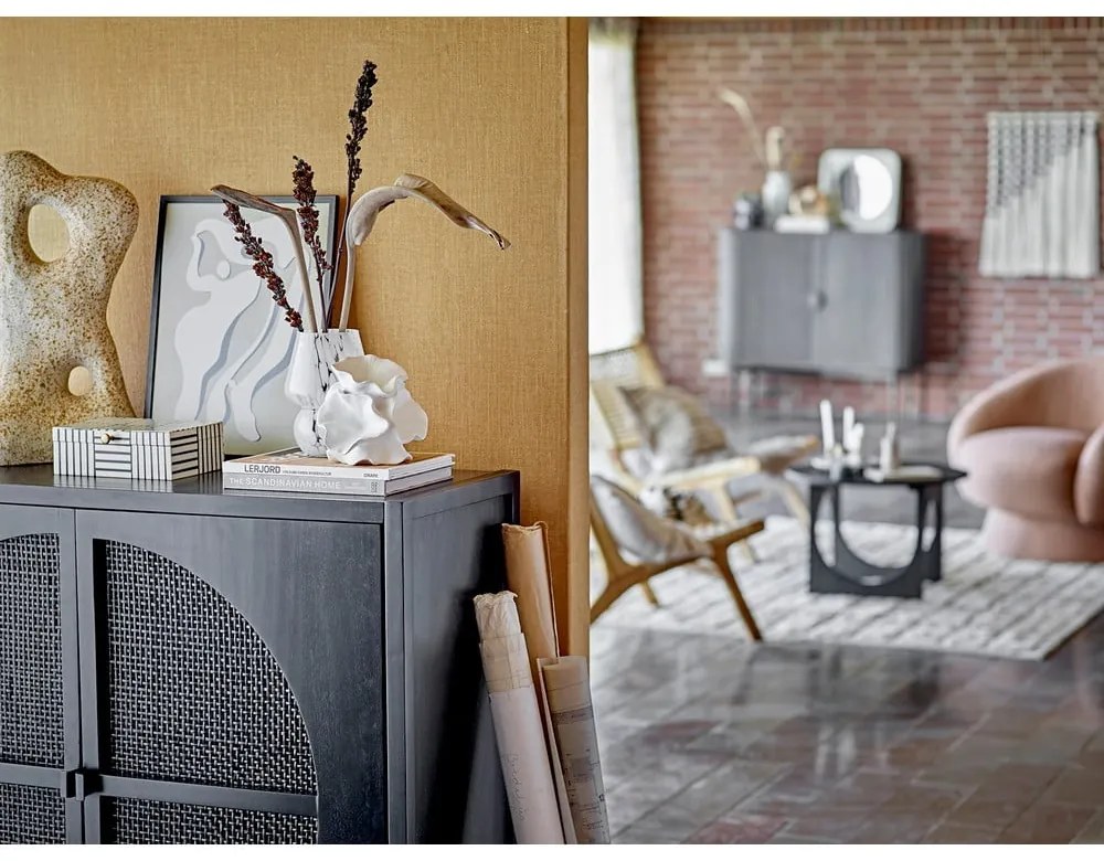 Vaso in vetro bianco Halim - Bloomingville