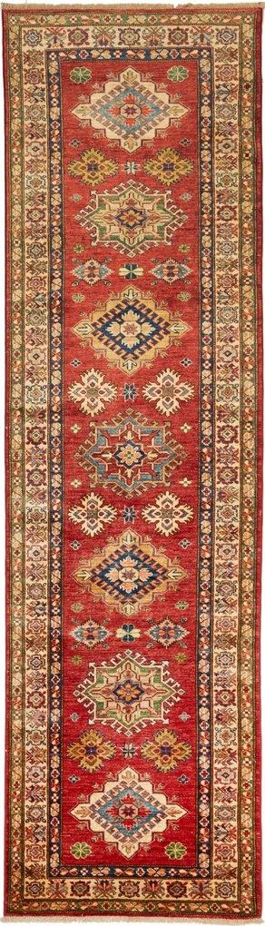 Kazak Tappeto 310 x 80 (Pakistan) Annodato A Mano
