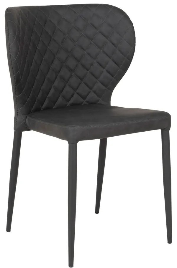 Sedie da pranzo grigio scuro in set di 4 Pisa - House Nordic