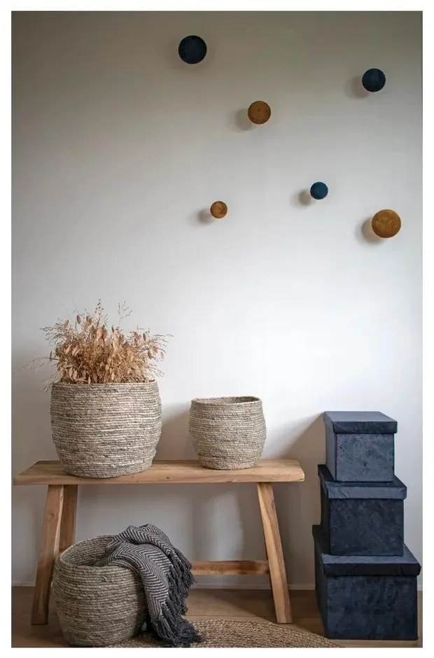 Panca da giardino marrone in legno massiccio Barcelona – House Nordic