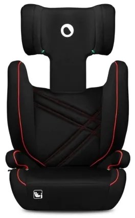 Lionelo - Seggiolino auto HUGO i-Dimensioni 100-150 cm nero/rosso