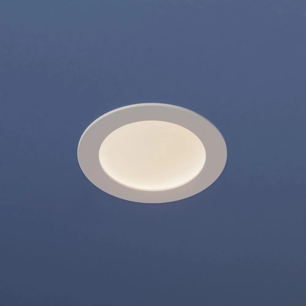 Faro LED da incasso Rotondo Luce INDIRETTA 12W Foro Ø130mm Colore Bianco Caldo 3.000K