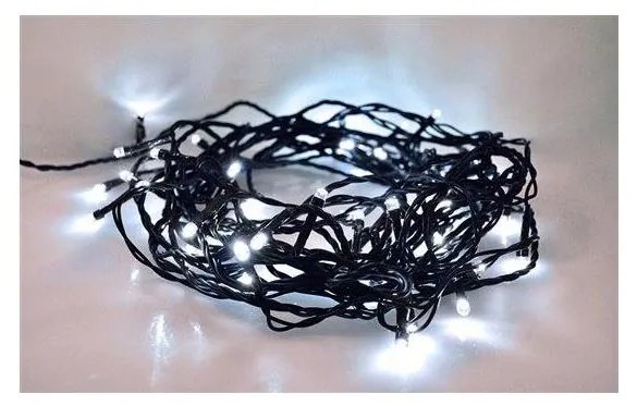 Solight 1V06-W-LED Catena natalizia da esterno 200xLED/8 funzioni 15m IP44 bianco freddo
