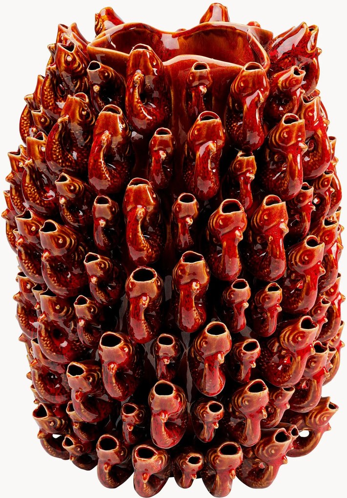 Vaso fatto a mano Goldfish, alt. 47 cm