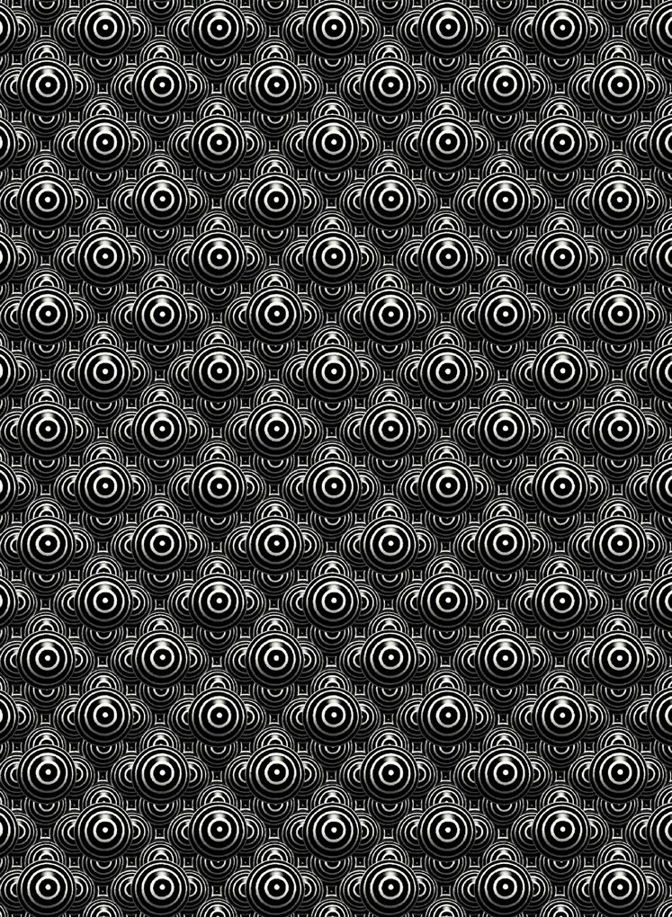 Carta da parati Spirale - Noir