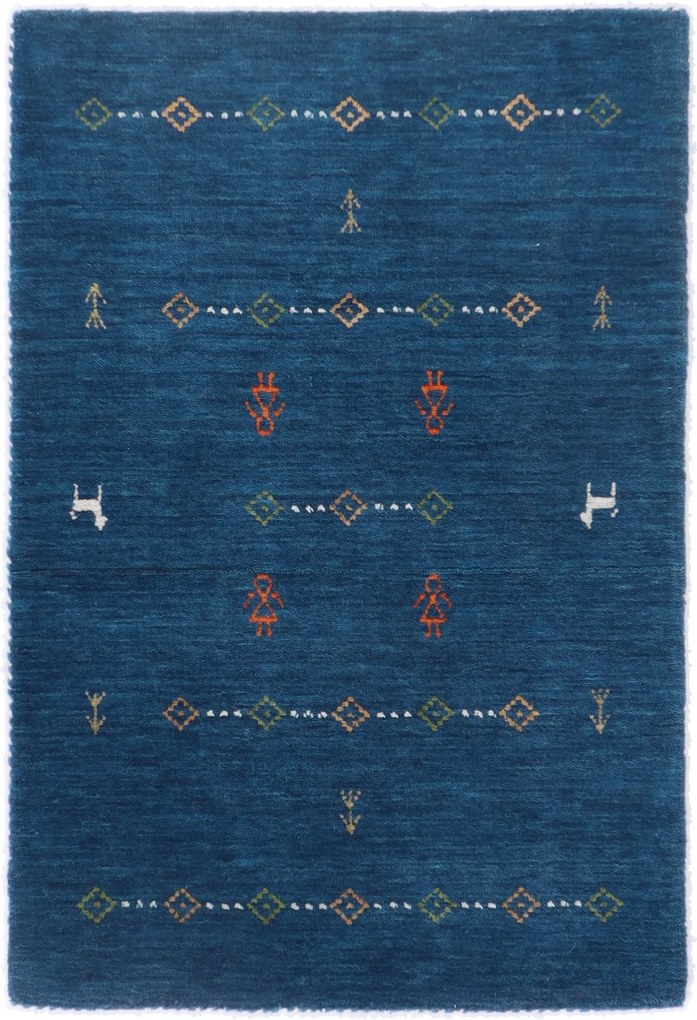 Tappeto orientale 60 x 90 (Indian) Annodato A Mano