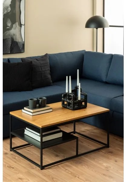 Tavolino CORA quercia/nero