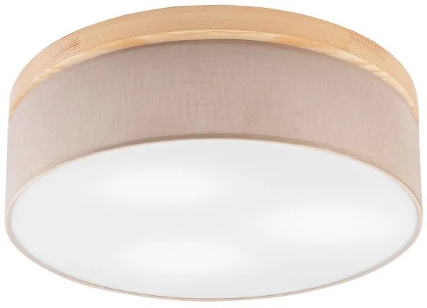 Brilagi - LED Plafoniera BELLADONNA 3xE27/15W/230V beige/pino