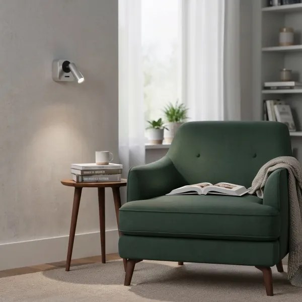 Ideal Lux - Luce Spot da parete a LED BEAN LED/3W/230V CRI 90 cromo lucido