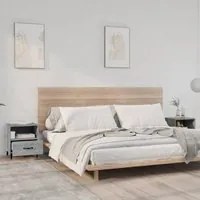 Comodini 2 pz Grigio Sonoma in Legno Multistrato cod mxl 30999