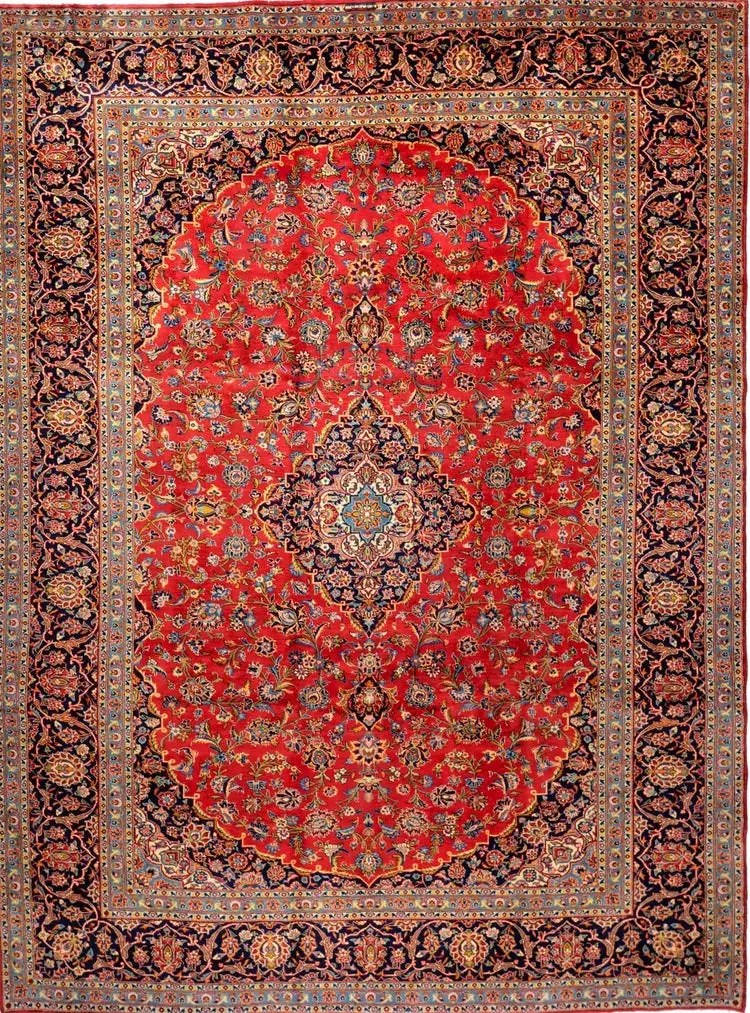 Kashan Tappeto persiano 360x270 (Iran)