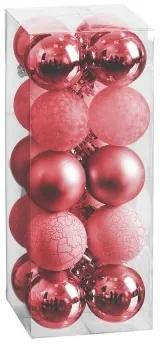 Palle di Natale Rosso 5 x 5 x 5 cm (20 Unità)