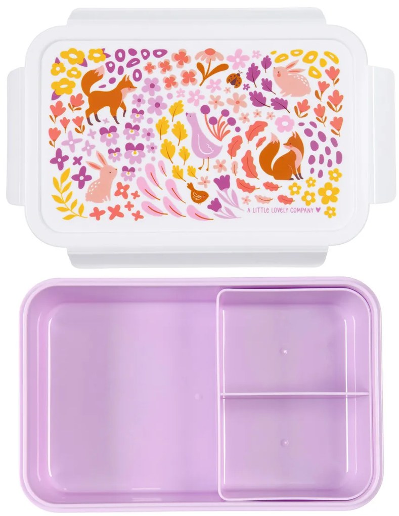 A Little Lovely Company - scatola merenda - giardino fiorito
