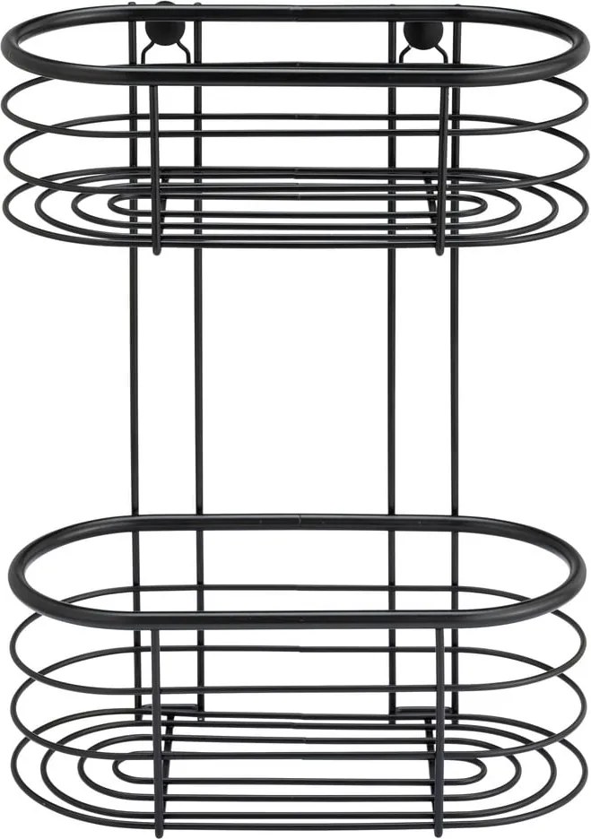 Ripiani per doccia neri 26 x 35 cm Trestina - Wenko