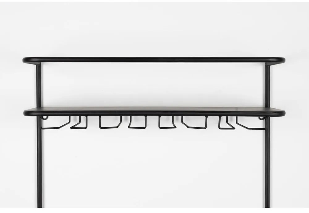 Portabottiglie in rattan nero 18x100 cm Guuji - White Label