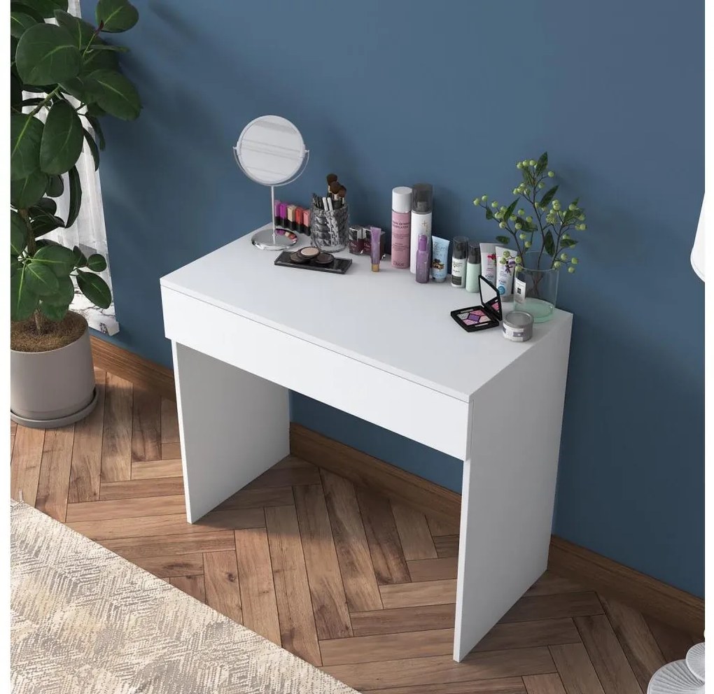 Scrivania RANI 90x76,8 cm bianco