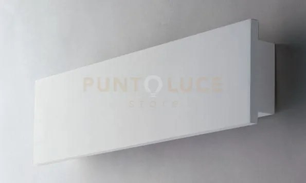 Applique a parete led ortisei bianca 11,8w 1400lm 4000k 40x4x8cm in...